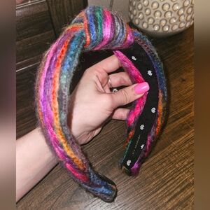 Lele Sadoughi Colorful Knit Headband with Knot